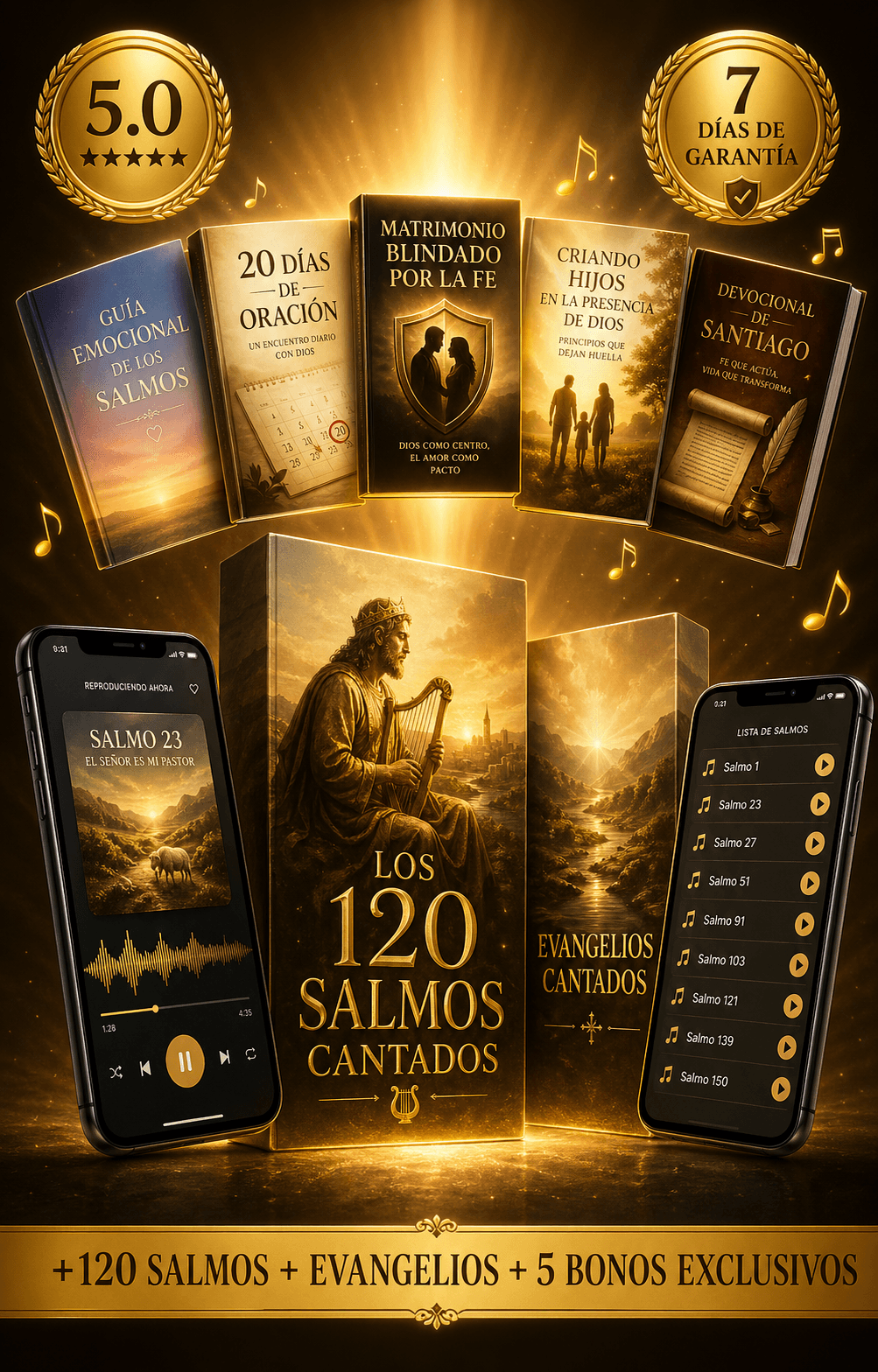 Bíblia+ — pacote completo: +150 Salmos, Evangelios y 5 bonos exclusivos